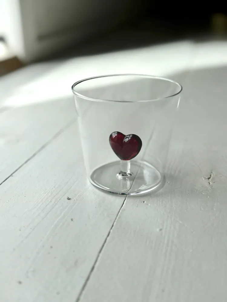 ANIMAL FARM tumbler red heart