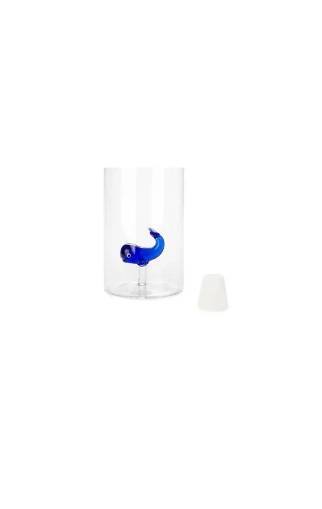 Atlantis Blue Whale glaskaraffel - 1,2 L