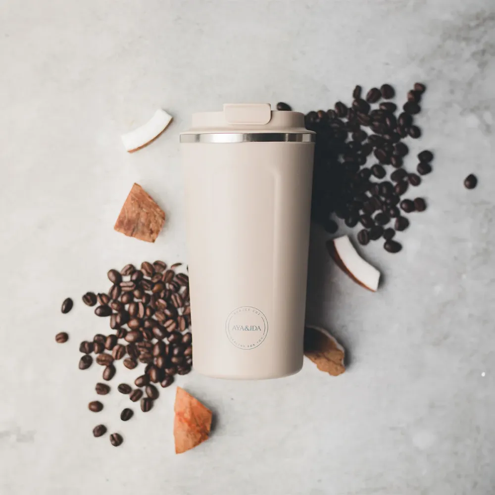 AYA&IDA CUP2GO 500 ml | Cream Beige