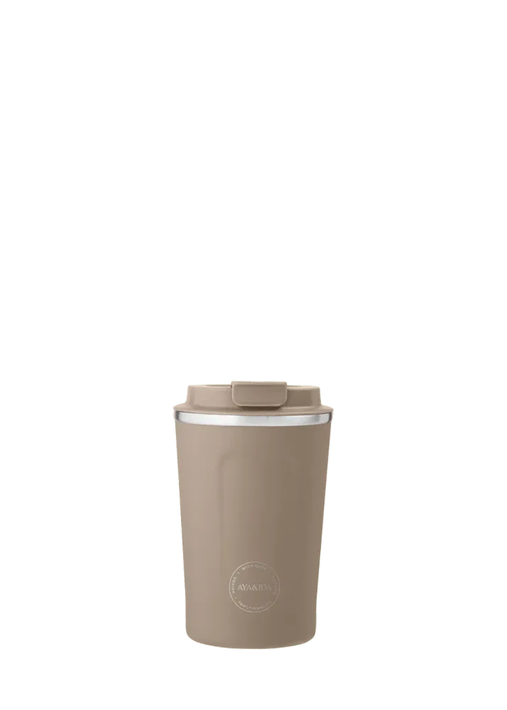 AYA&IDA CUP2GO, Dusty Brown, 380 ml