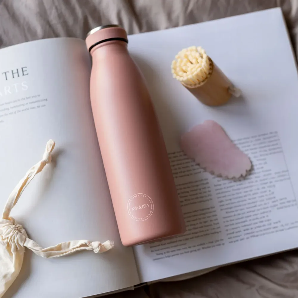 AYA&IDA Drinking Bottle 500ml | Ash Rose
