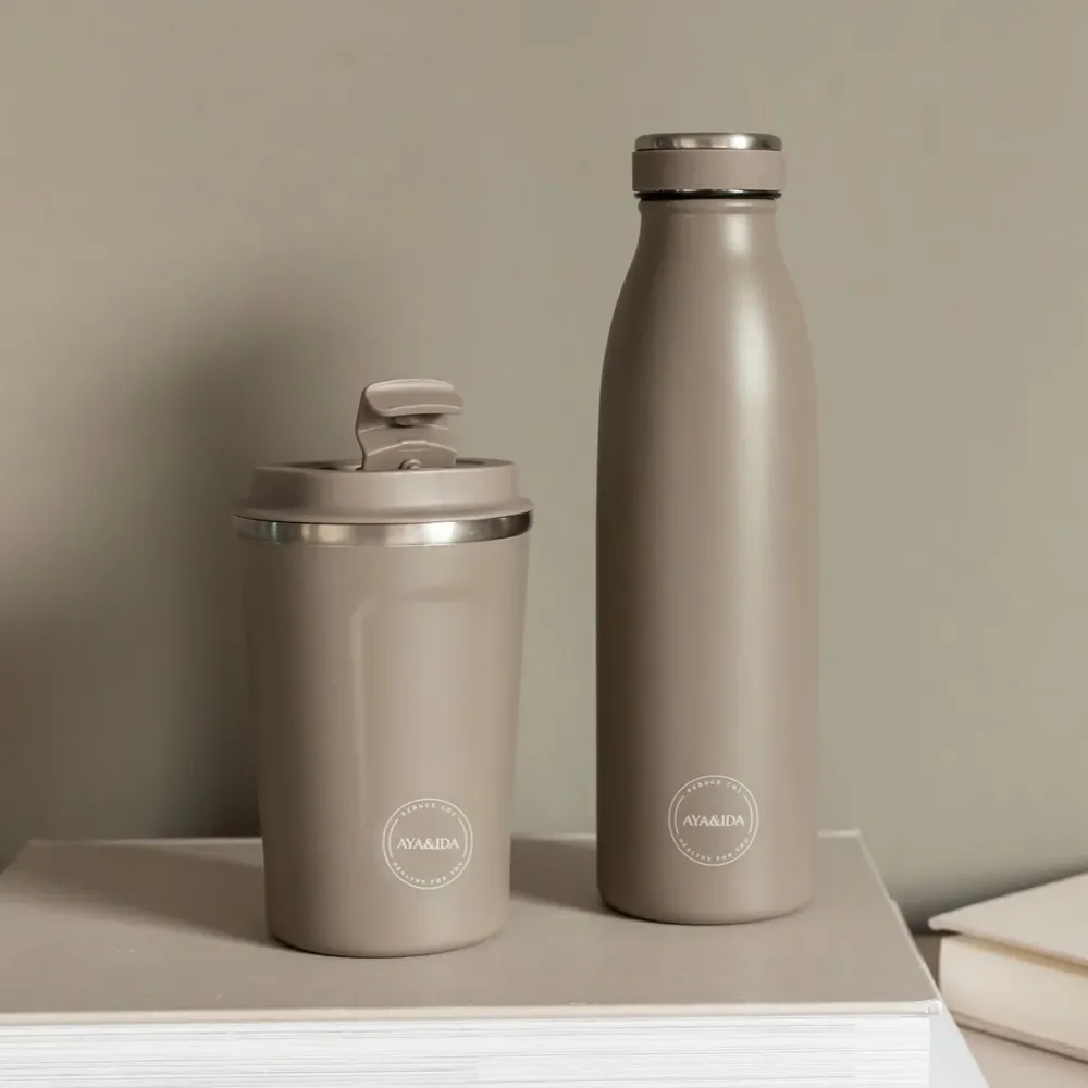 AYA&IDA Drinking Bottle 500ml | Driftwood
