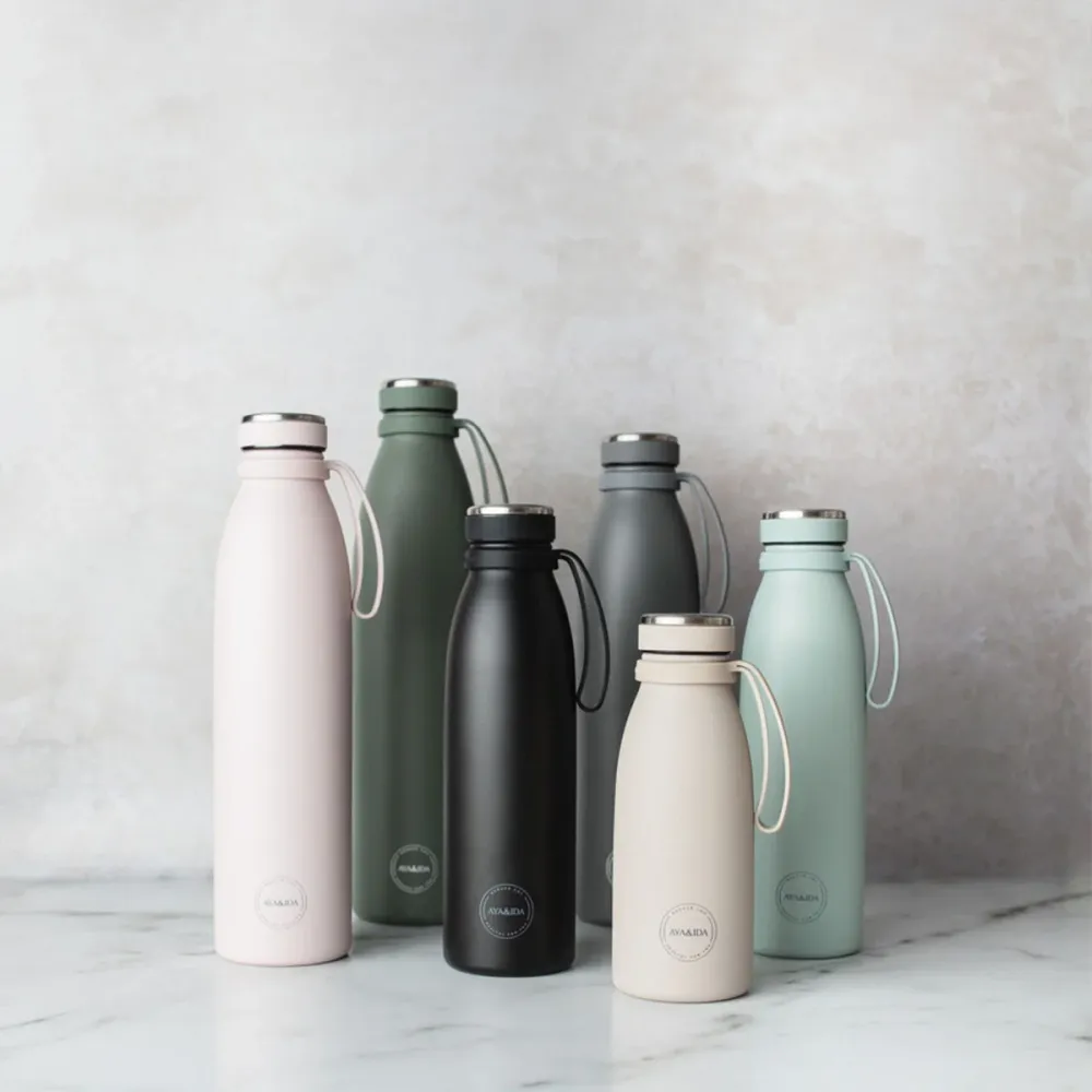 AYA&IDA Drinking Bottle 500ml | Matte Black