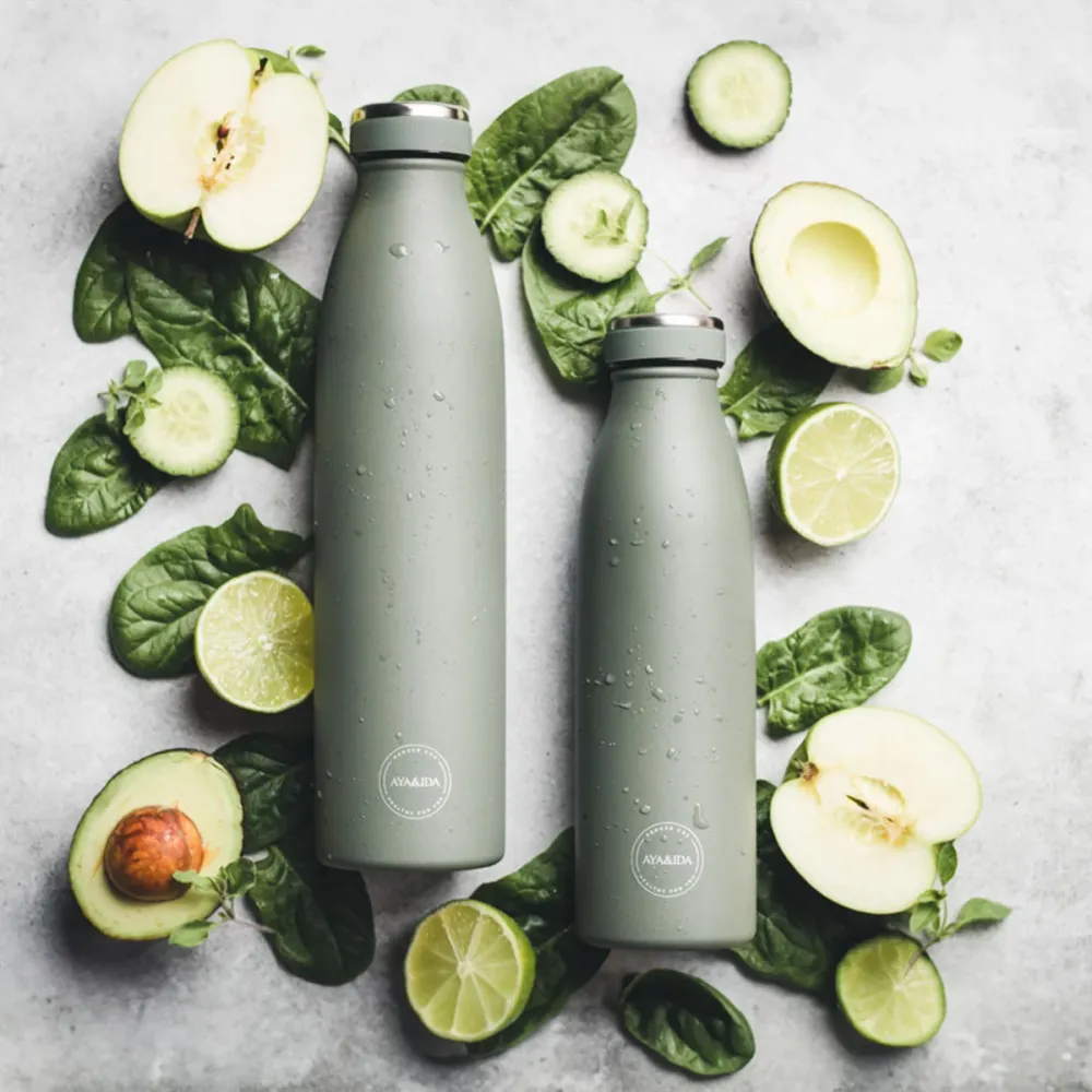AYA&IDA Drinking Bottle 750ml | Tropical Green