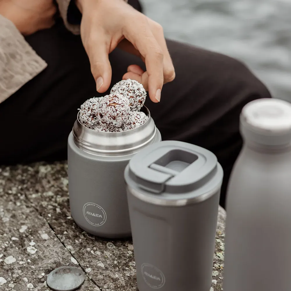 AYA&IDA Food'ie 500ml | Dark Grey
