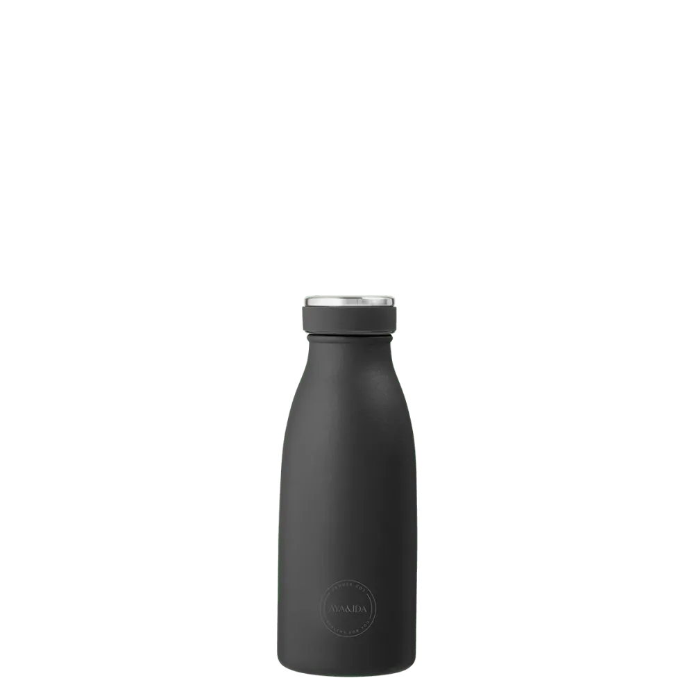 AYA&IDA termoflaske i rustfri stål, Matte Black, 350 ml