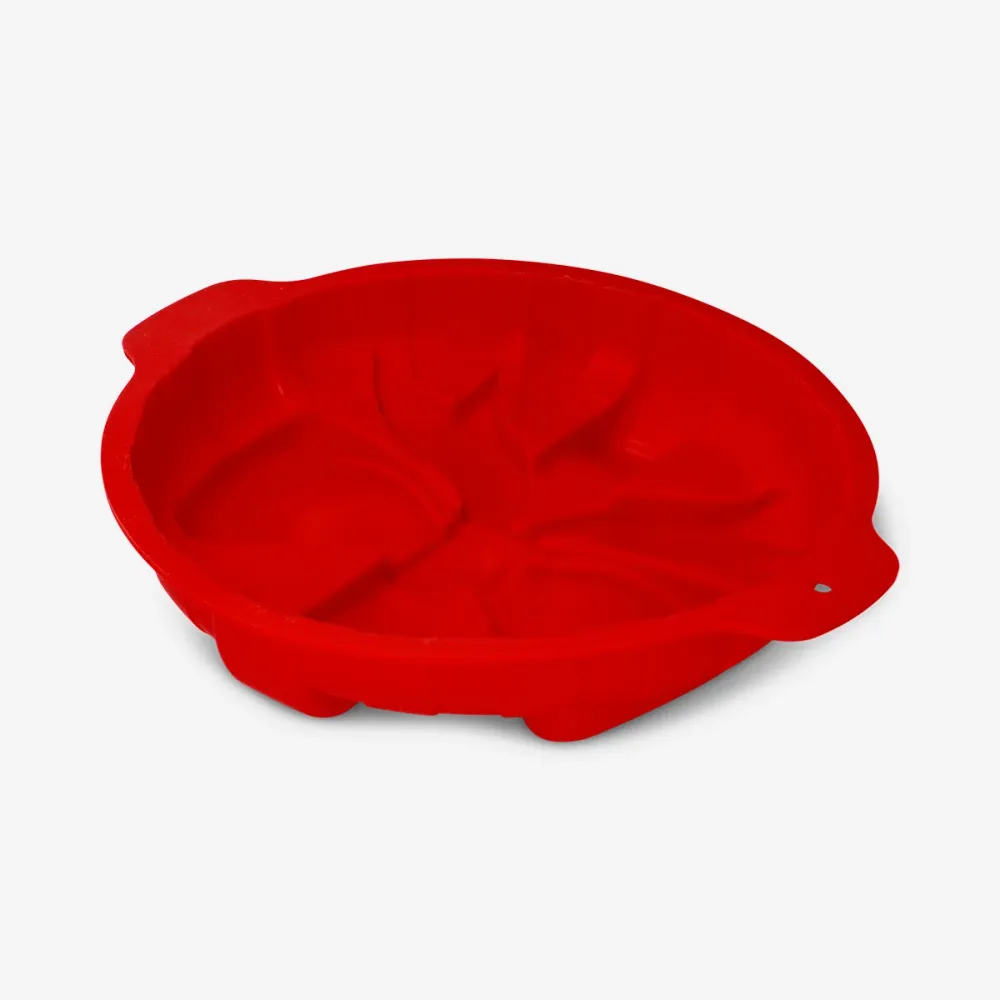 Bageform med rød sløjfe