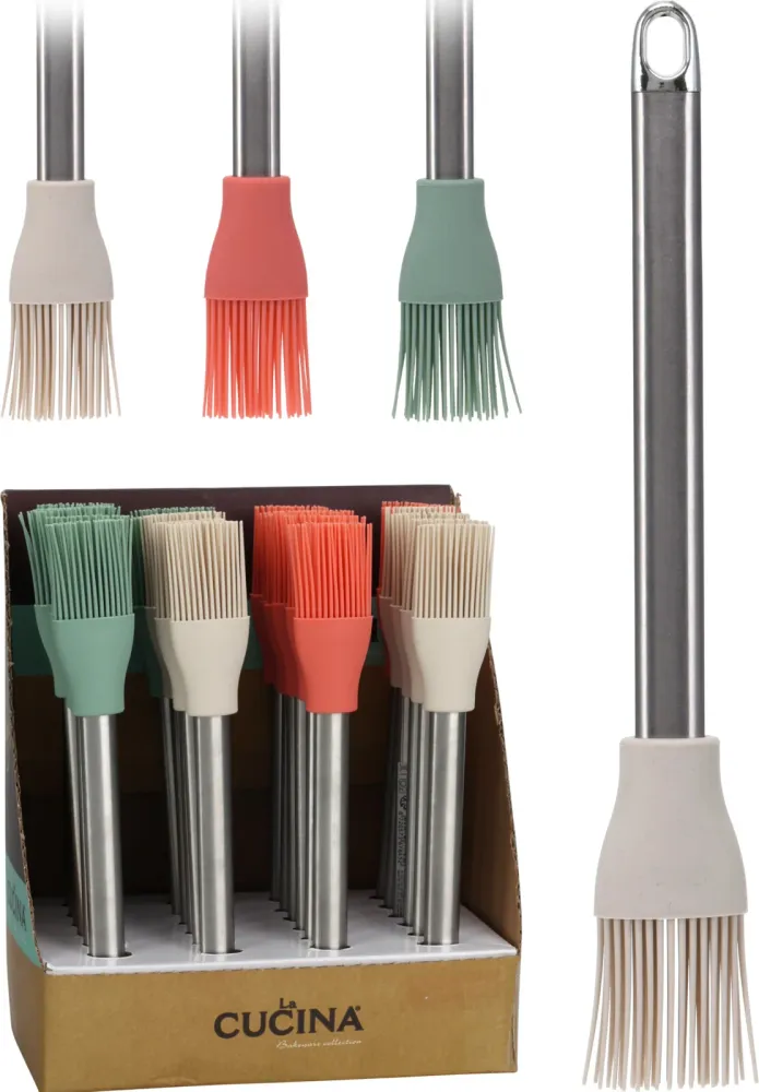 Bagepensel - 28 Cm. - Assorteret Farver
