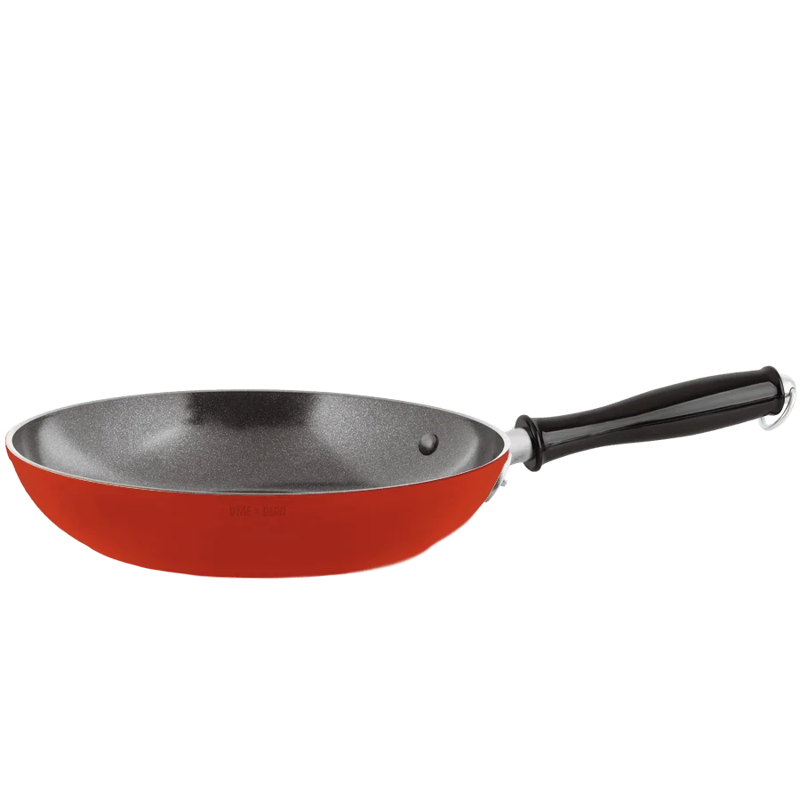BAKELIT HÅNDTAG NON-STICK FRYPANNE RØD