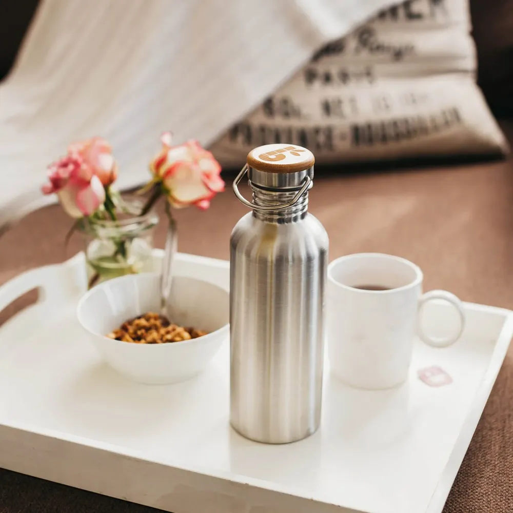 Bambaw Drikkedunk 500 ML - Natural Steel