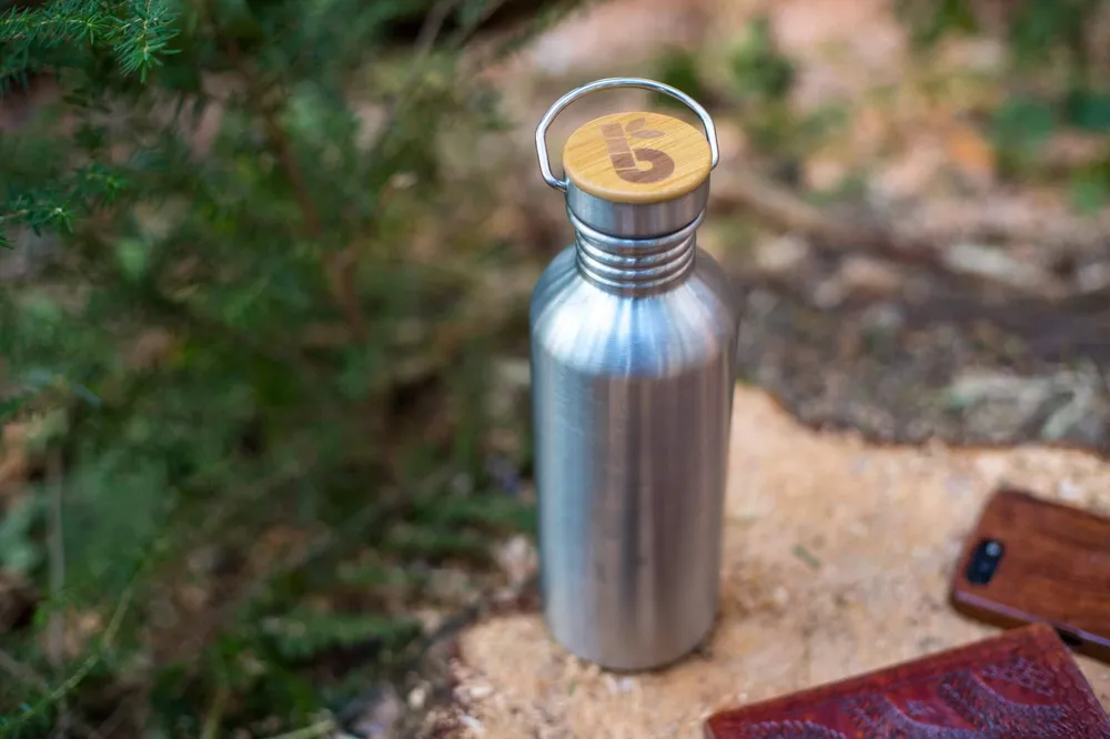 Bambaw Drikkedunk 500 ML - Natural Steel