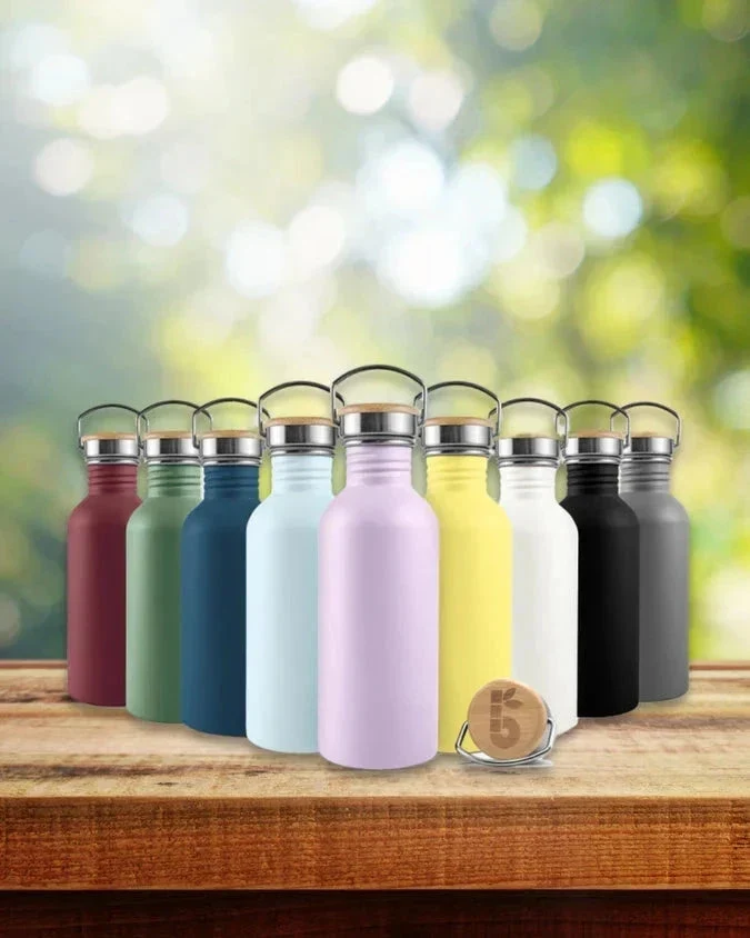 Bambaw Drikkedunk 500 ML - Natural Steel