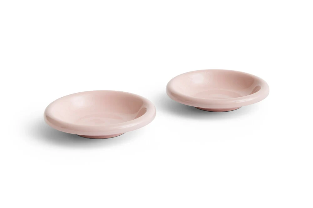 Barro dybe tallerkener, Pink - 2 stk