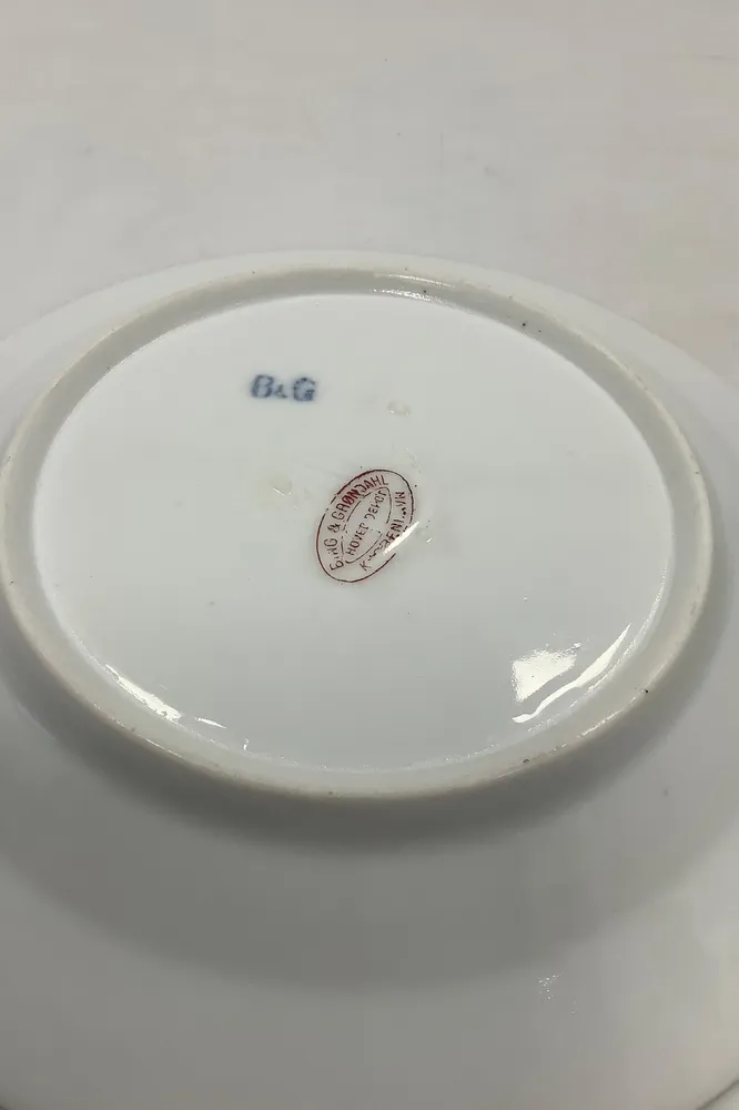 Bing og Grøndahl Art Nouveau Anemone Frokosttallerken No 26