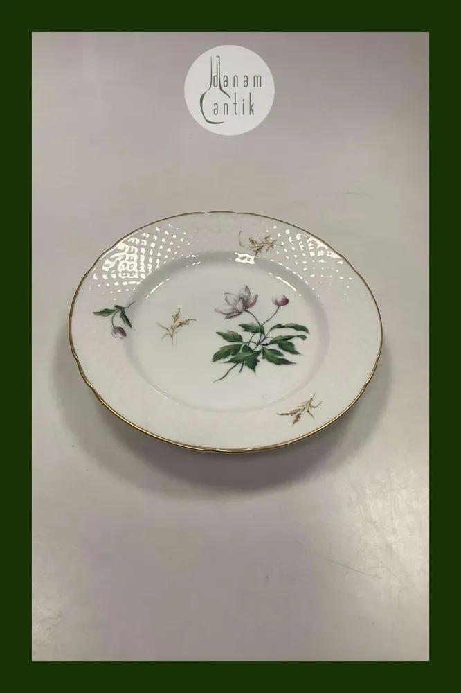 Bing og Grøndahl Art Nouveau Anemone Kagetallerken