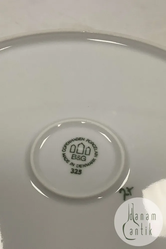 Bing & Grøndahl Delfi Grøn Spisetallerken No 325