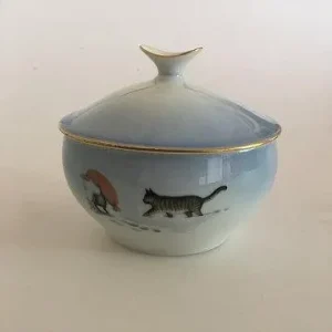Bing & Grøndahl Harald Wiberg Julestel Sukkerskål No. 302
