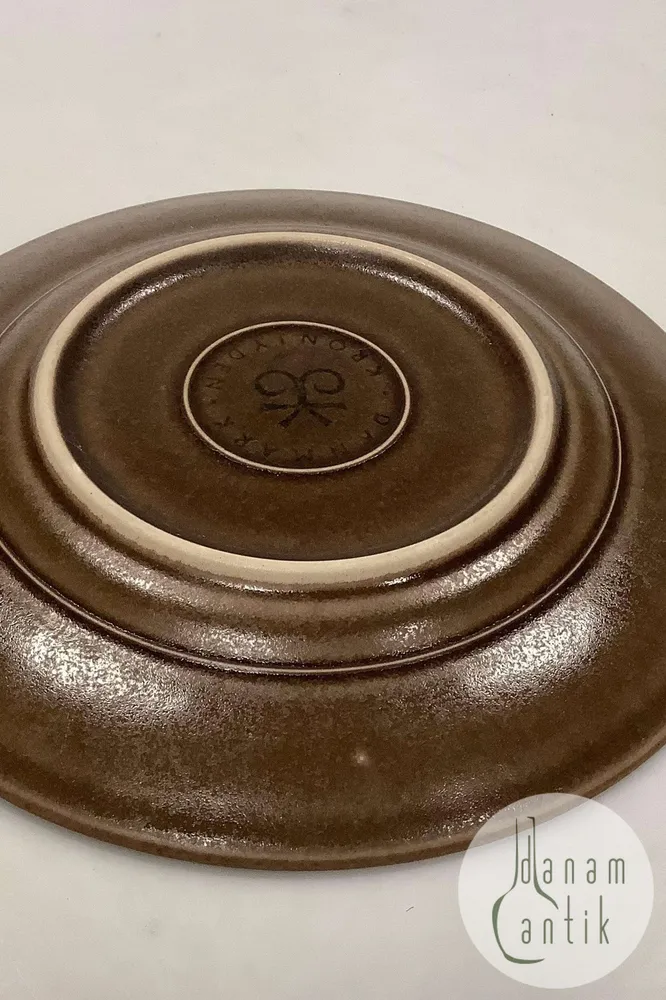 Bing & Grøndahl Jens Quistgaard Stentøj Kronjyden / B&G "Azur" Umbra Frokosttallerken