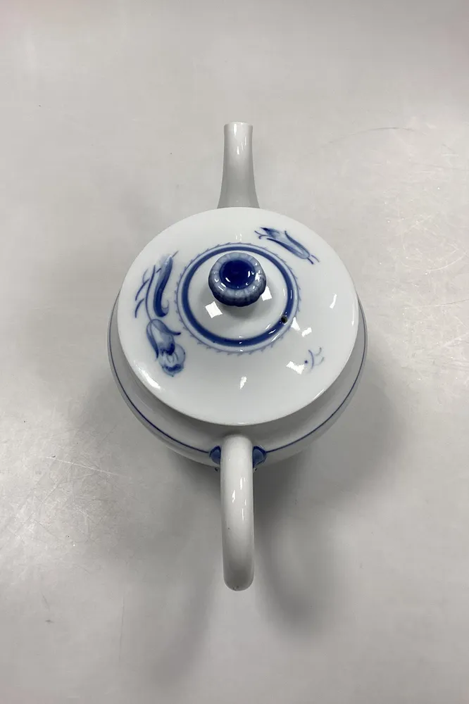 Bing og Grøndahl Jubilæumsstel / Blå Nellike Tekande