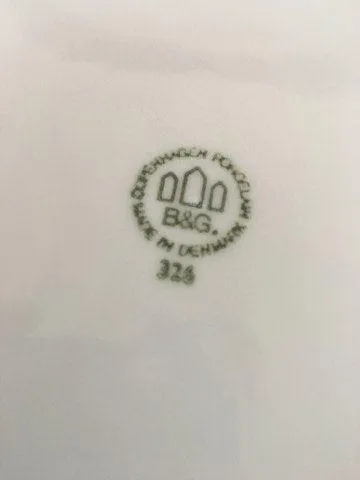 Bing & Grøndahl Blå Koppel Frokost Tallerken No 326