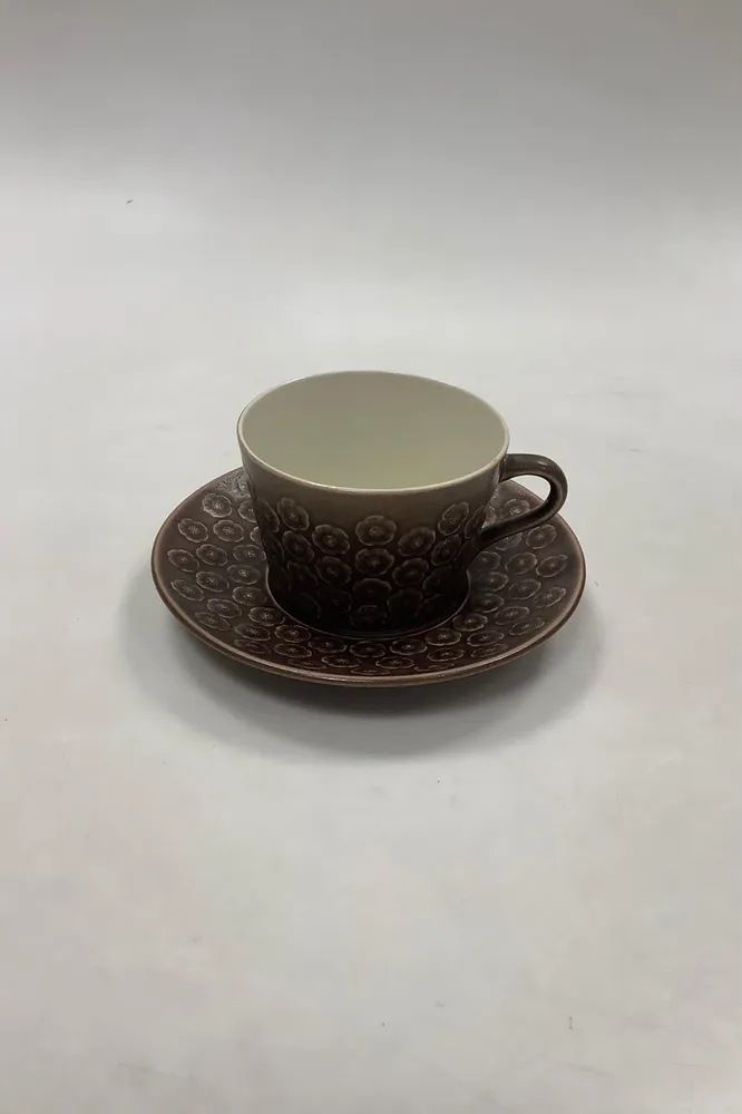 Bing og Grøndahl Kronjyden Umbra Azur Kaffekop og Underkop