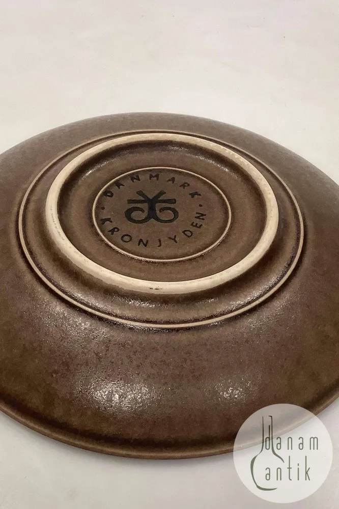 Bing og Grøndahl Kronjyden Umbra Azur Kaffekop og Underkop