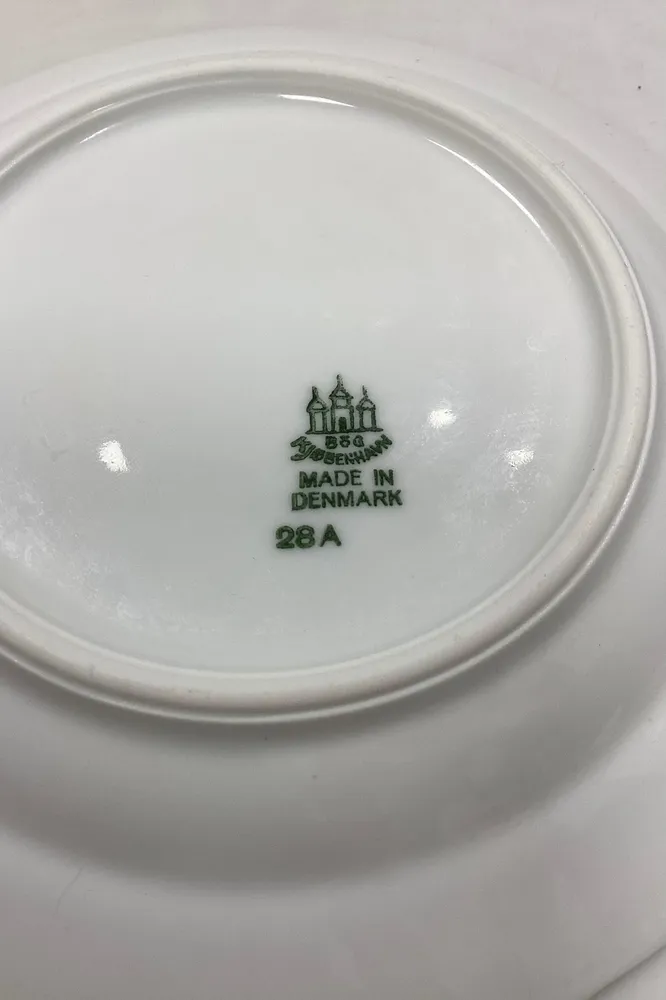 Bing og Grøndahl Offenbach uden guld Sidetallerken No 28A / 306