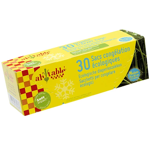 Biogan Fryseposer Af Bioplastik 30 Stk 2,5l