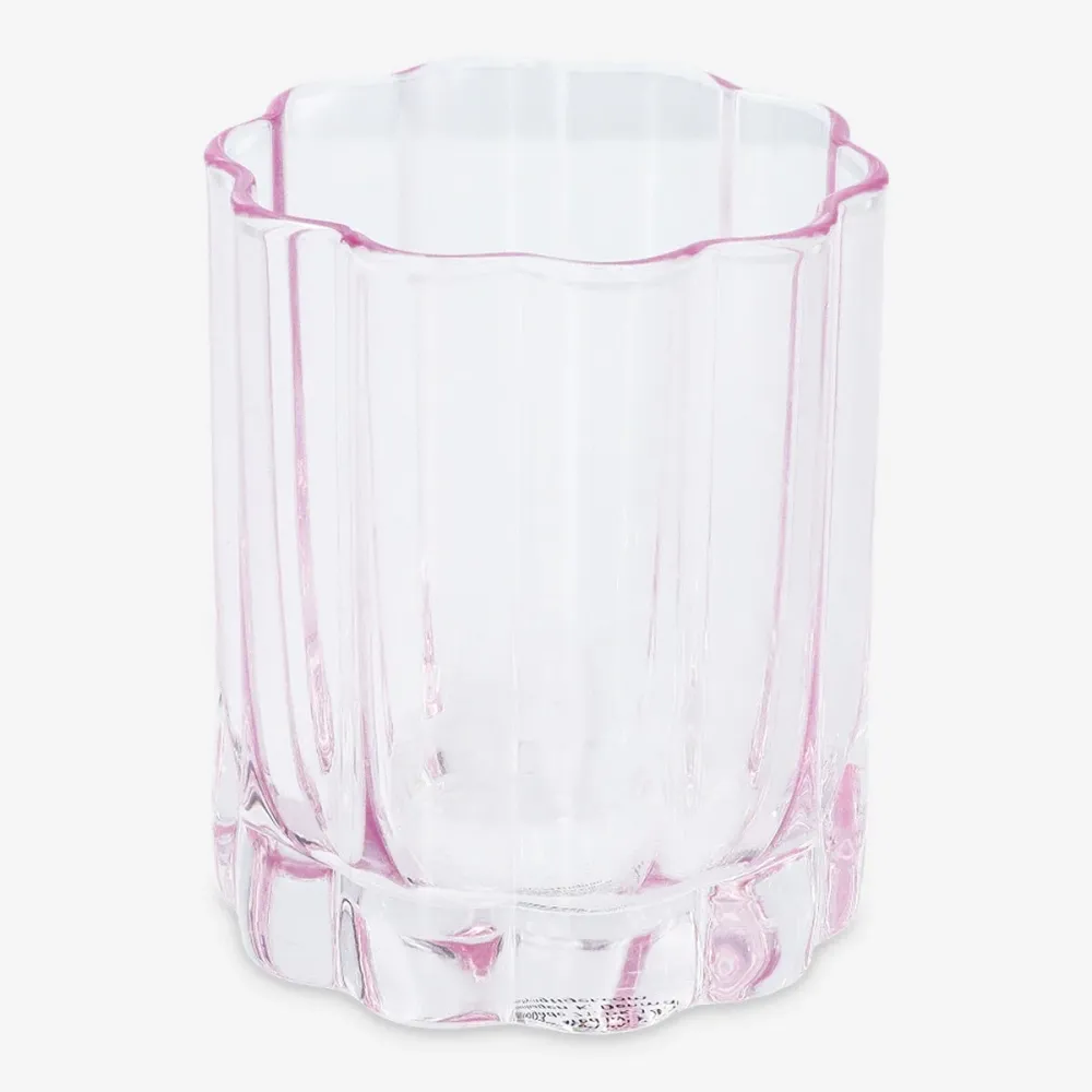 Blomsterformet drikkeglas