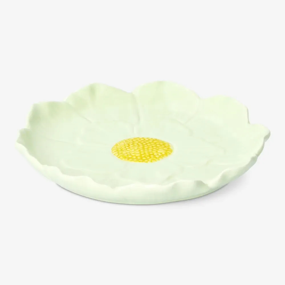 Blomstertallerken. Stor