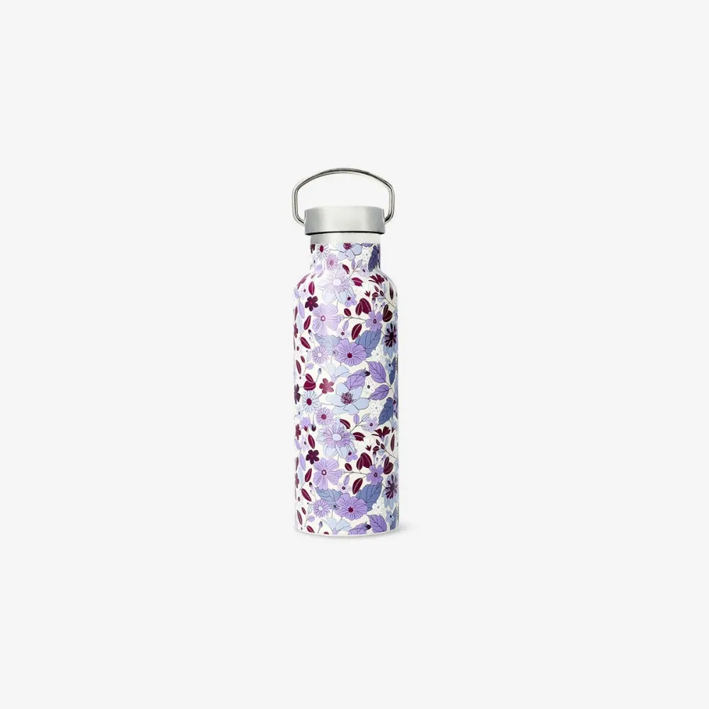 Blomstret drikkeflaske - 500 ml