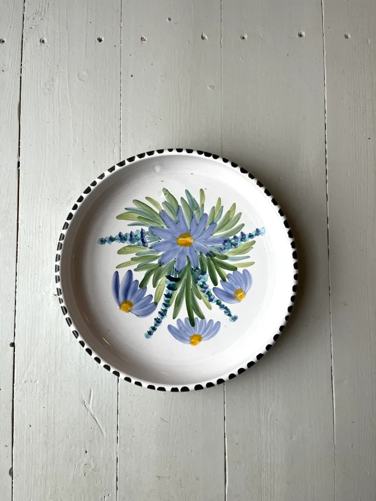 Blomstret fad fra Juelsminde - Vintage 139