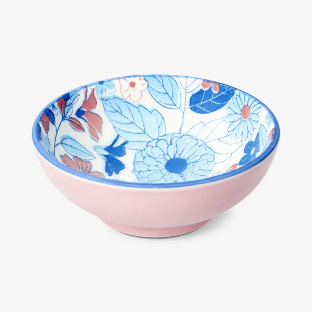 Blomstret sojaskål - 8 cm