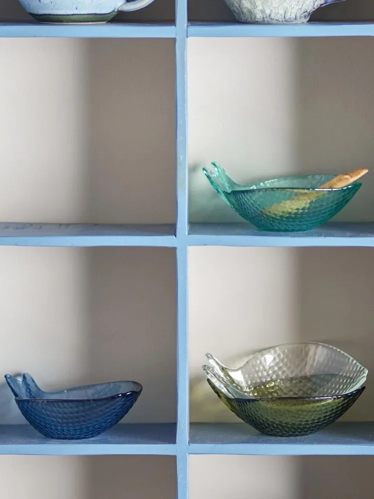 Bloomingville - Yuta Skål, Multifarvet, Glas 82068722 - Multi