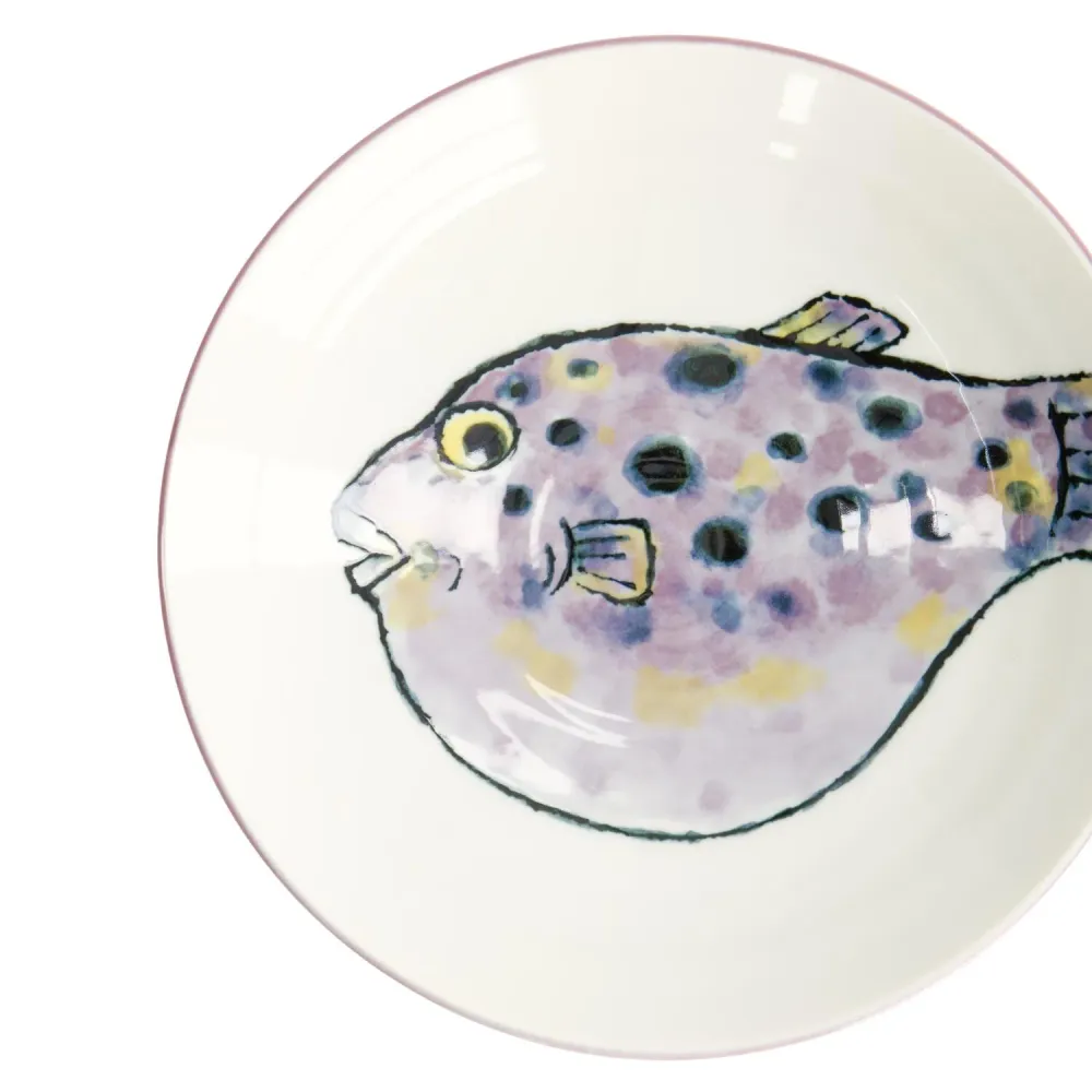 Blowfish Fugu Seafood dyb tallerken - Ø21,7 cm