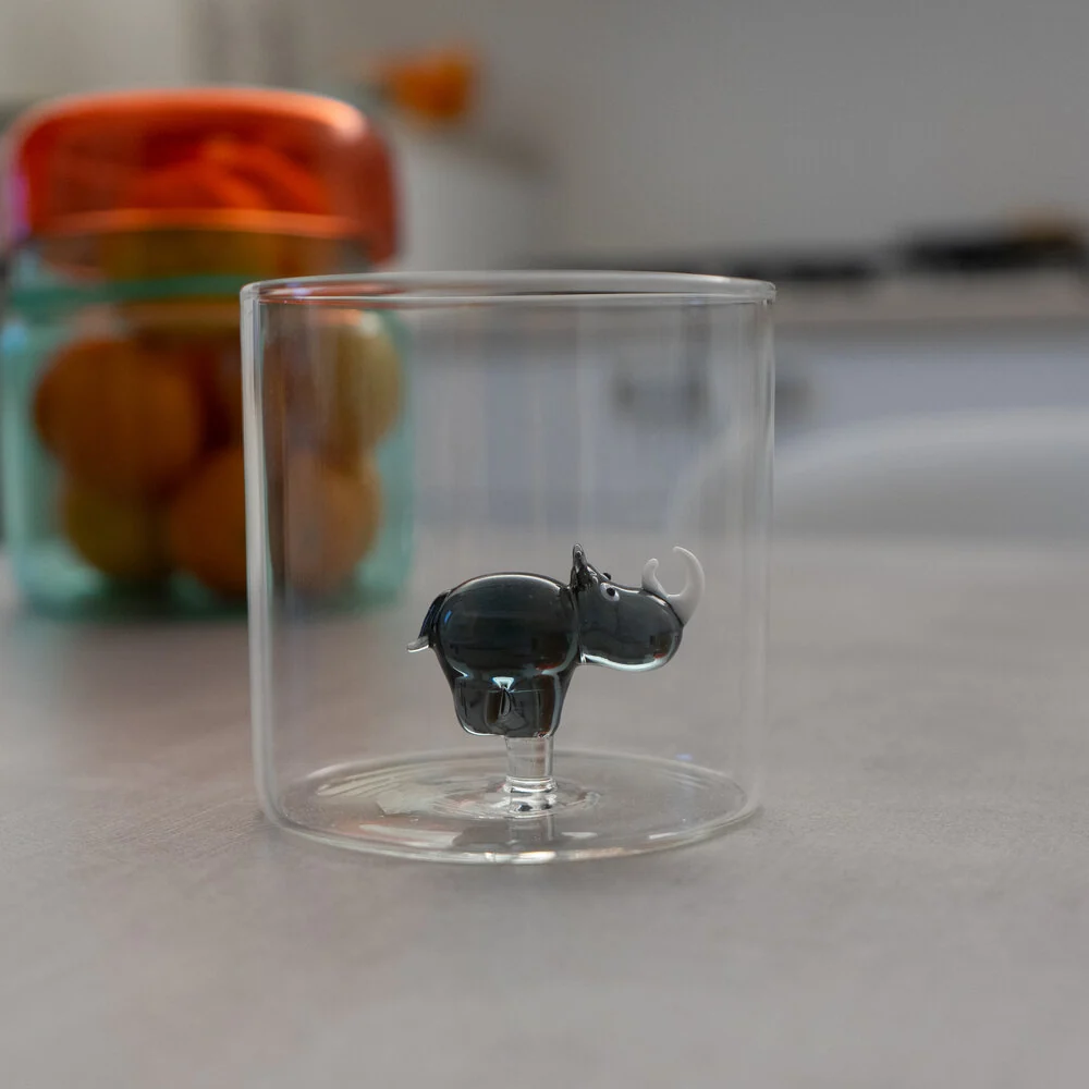 Borosilicate glas, Næsehorn - 250 ml.