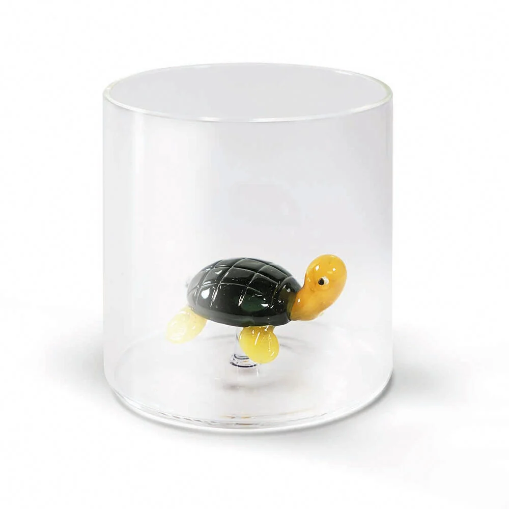Borosilicate glas, skildpadde - 250 ml.