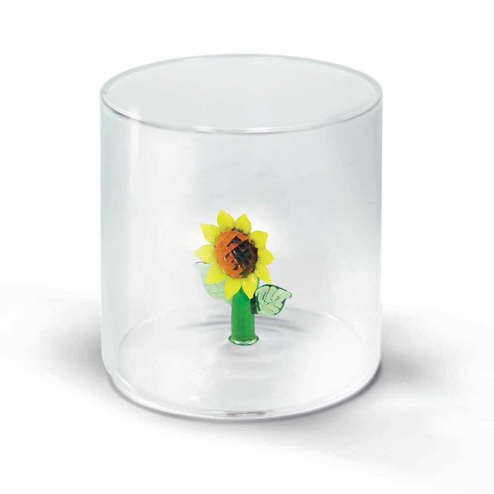 Borosilicate Glas, Sunflower - 250 ml.