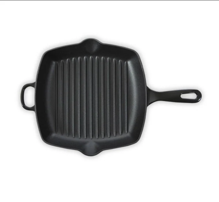 BK Bourgogne - Støbejerns Grillpande 26 Cm. - Sort