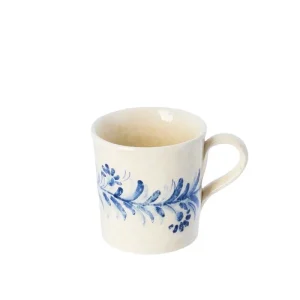 Breakfast keramik kop - Floral Blue