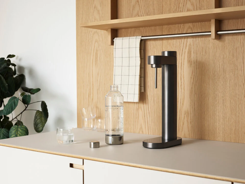 Brus sodavandsmaskine - sort/metallic