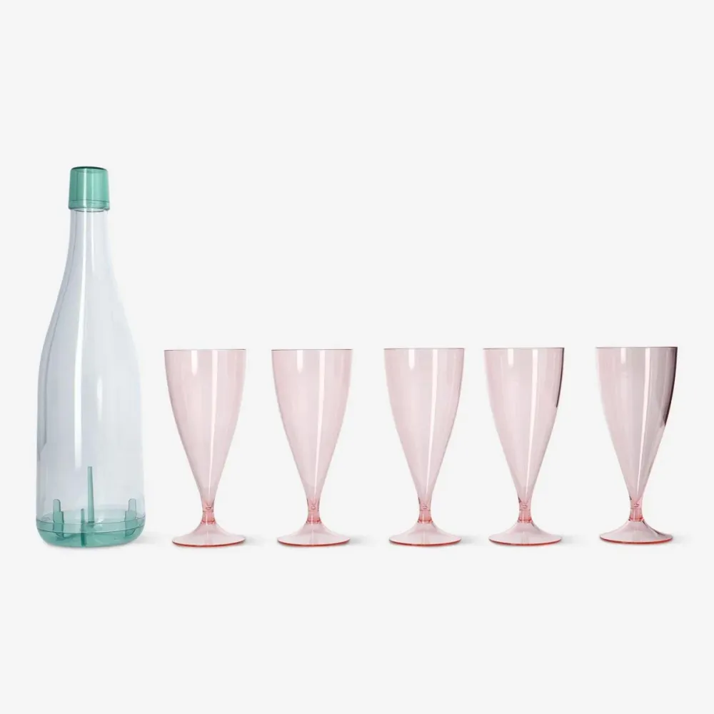 Champagnefløjter. 5 stk.