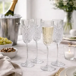 Champagneglas - 4 stk