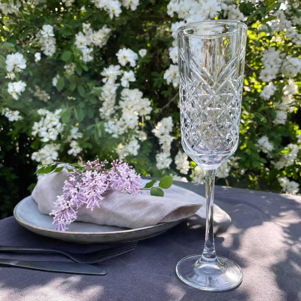 Champagneglas - 4 stk