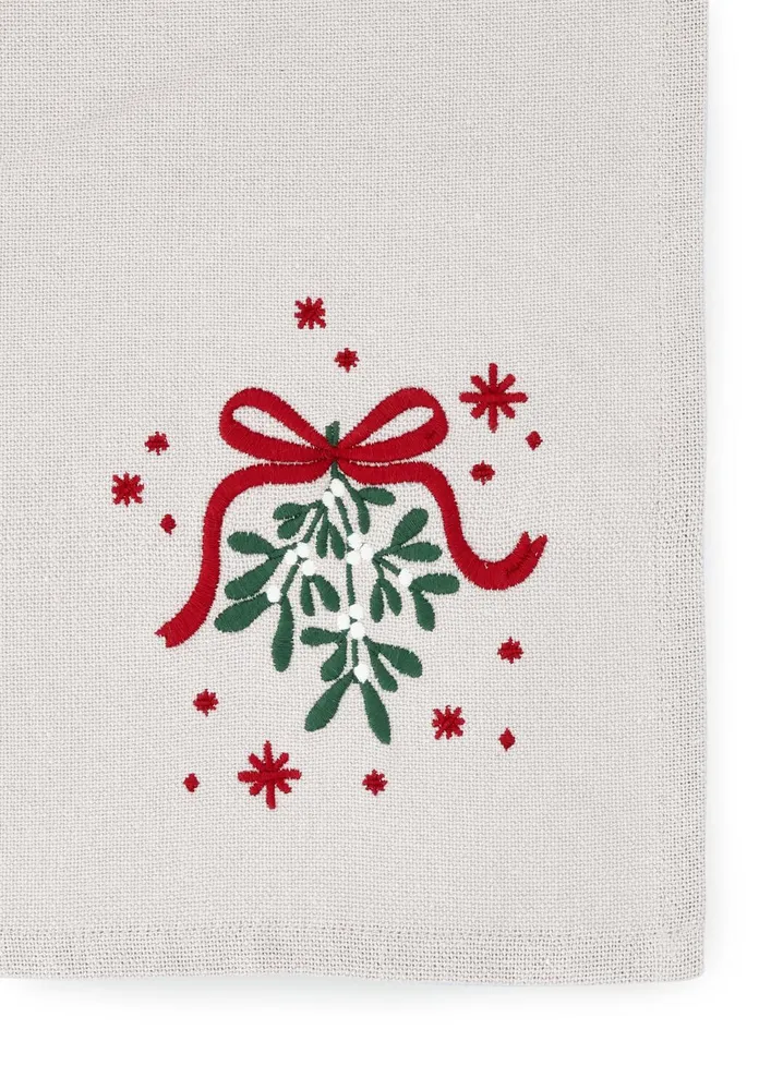 Christmas Fable viskestykke, sand - 50x70 cm.