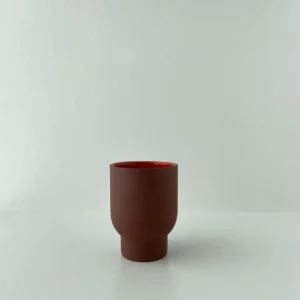 Clayware, Cup, Tall, Terracotta/Red