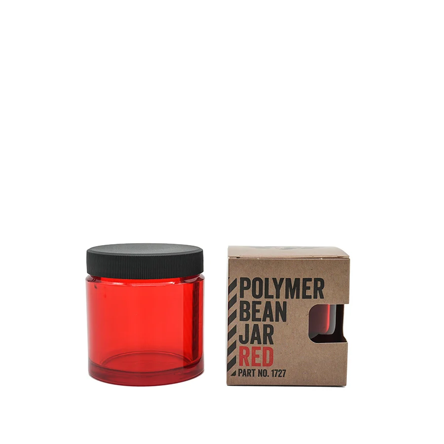 Comandante, Polymer Bean Jar med låg, Rød