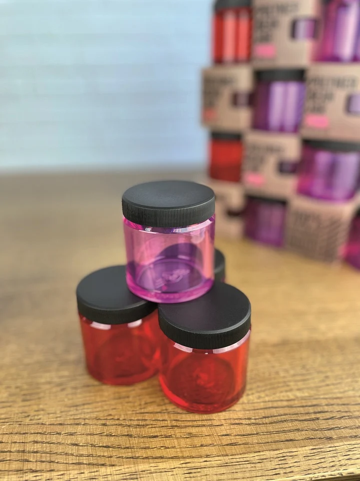 Comandante, Polymer Bean Jar med låg, Rød