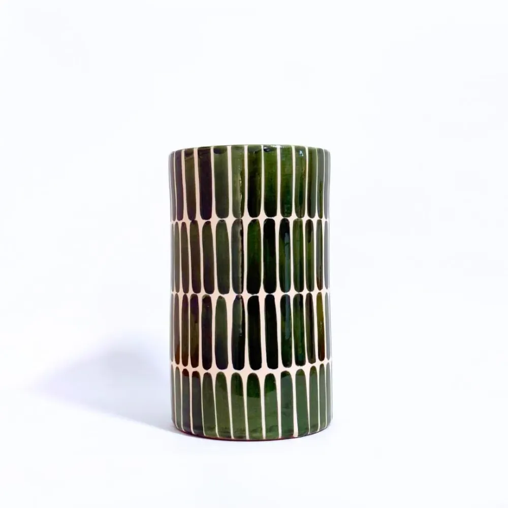 Dash - Vase - Dark Green