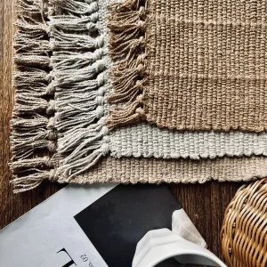 Dækkeserviet Natur - Recycling Cotton
